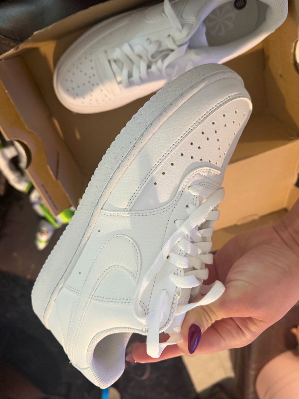 Nike White womens Low-Top Sneakers